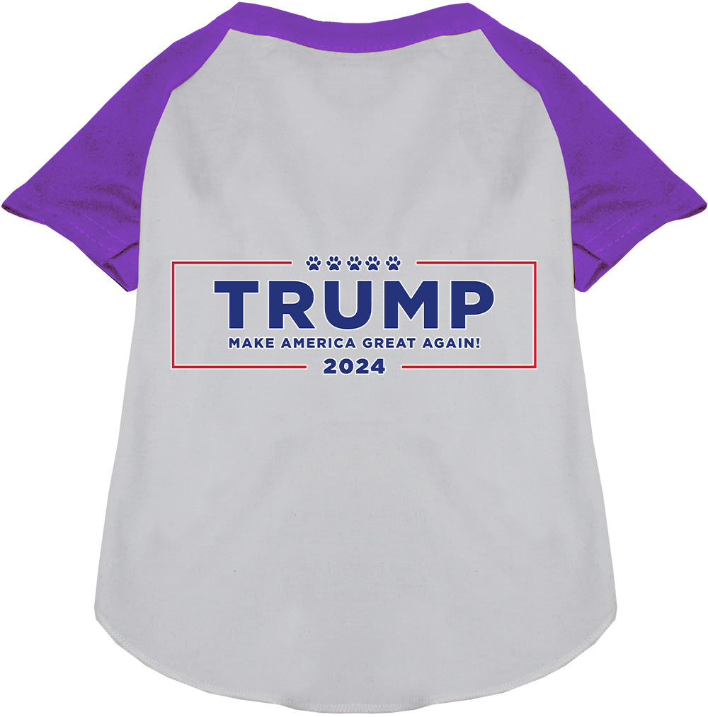 Trump Make America Great Pet Raglan Shirt-7