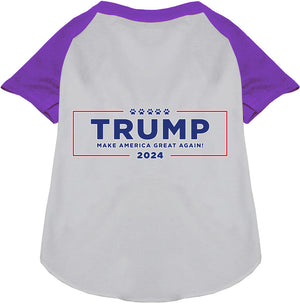 Trump Make America Great Pet Raglan Shirt-7