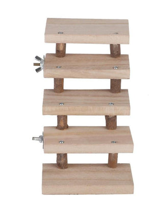 Wooden Pet Staircase Toy: A Fun And Functional Way To Keep Your Pet Active-1