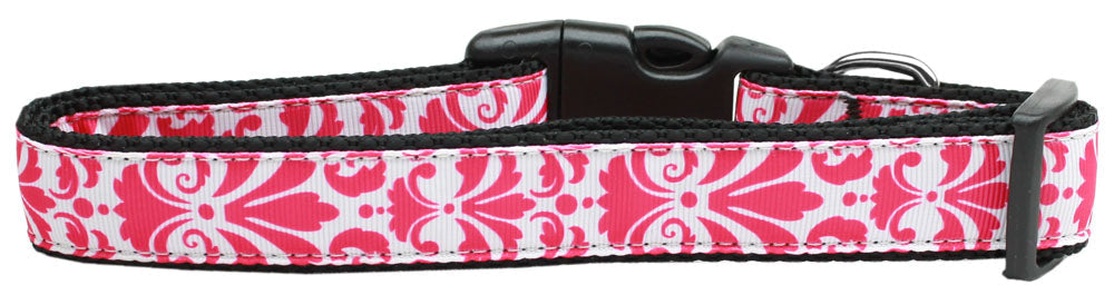 Pet Dog & Cat Nylon Collar, "Damask" *Available in 10 different colors!*-6