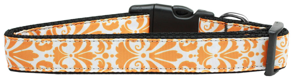 Pet Dog & Cat Nylon Collar, "Damask" *Available in 10 different colors!*-10