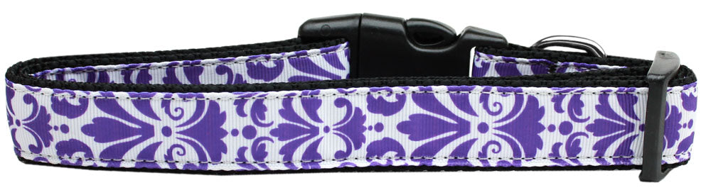 Pet Dog & Cat Nylon Collar, "Damask" *Available in 10 different colors!*-11