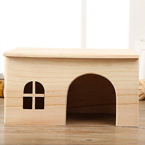 Wooden Hamster Haven: A Cozy Retreat For Spring And Summer-0