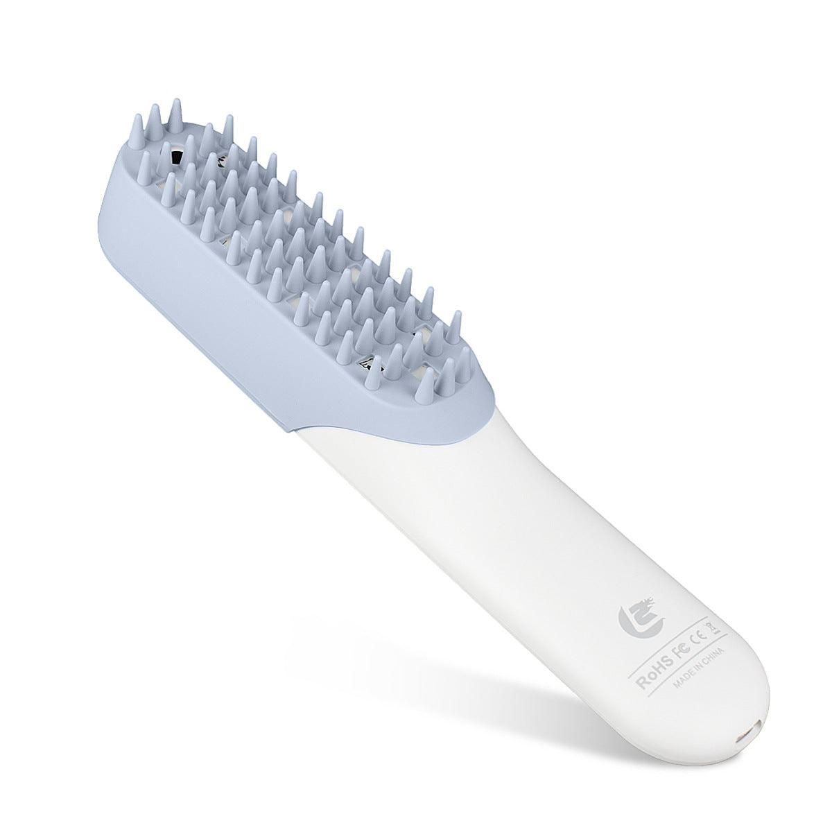 Pet Silicone Massage Brush Deodorant Sterilization Comb Handle Dog Grooming Shaving Massage Cleaning Comb Fur Remove Brush-4