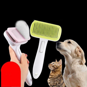 Luxury Pet Grooming Tool: Automatic Hair Brush Remover For Dogs And Cats-0