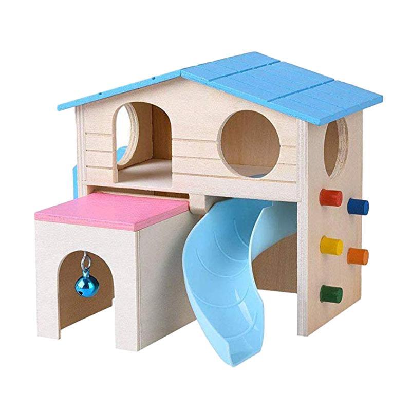 Natural Wood Hamster Hideout: Rustic And Eco-Friendly Nest For Your Furry Friend-4