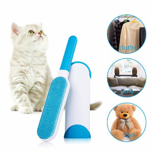 Pet Hair Eraser: 2-In-1 Comb And Sticky Brush For Furniture-0