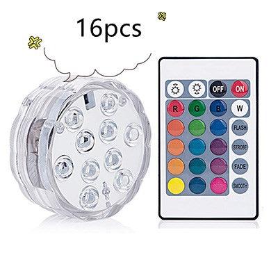 16 Colors Rgb Submersible Pool Light With Rf Remote Control - Illuminate Your Water Wonderland-34