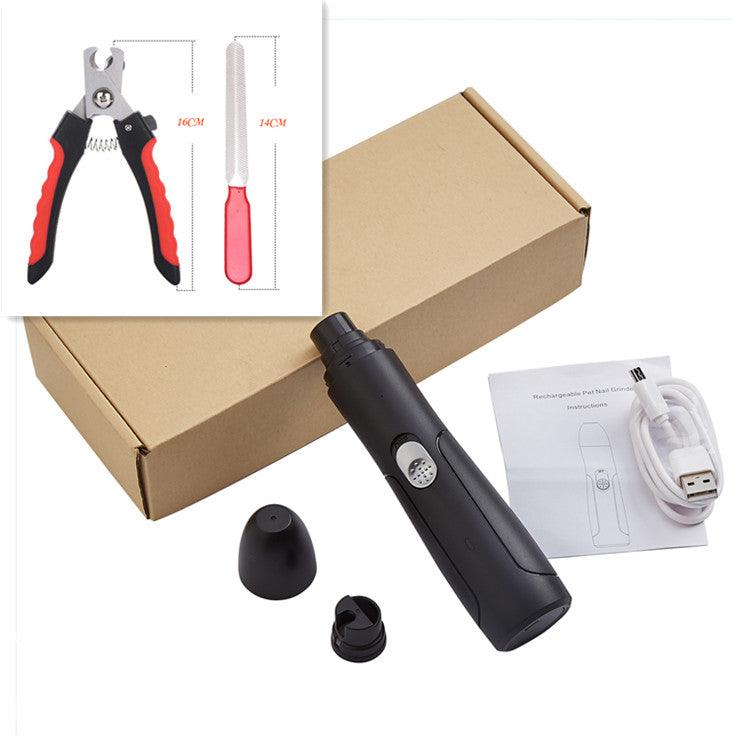 Rechargeable Usb Pet Automatic Dog Nail Grinder Animal Clipper-9