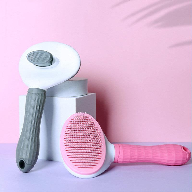 The Fur-Friendly Wonder: The Effortless Self-Cleaning Pet Grooming Comb-0