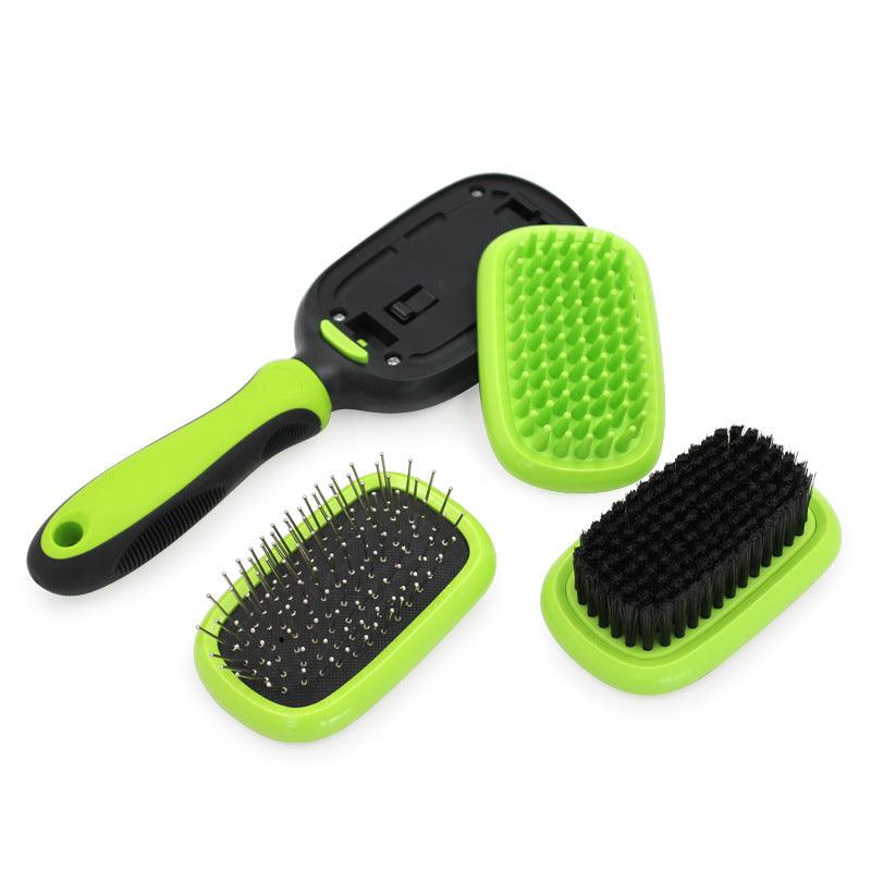 Five In One Pet Grooming Massage Knot Opening Comb-4