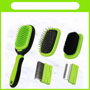 Five In One Pet Grooming Massage Knot Opening Comb-0