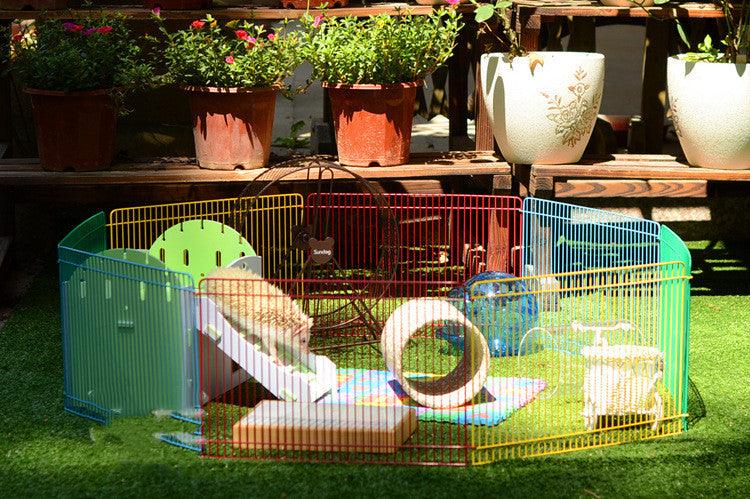 Rainbow Ventilated Hamster Cage Fence Set-3