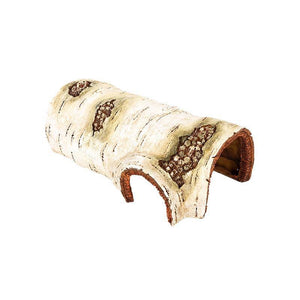 Reptizoo Resin Birch Hideaway - Cozy Retreat For Small Pets-4