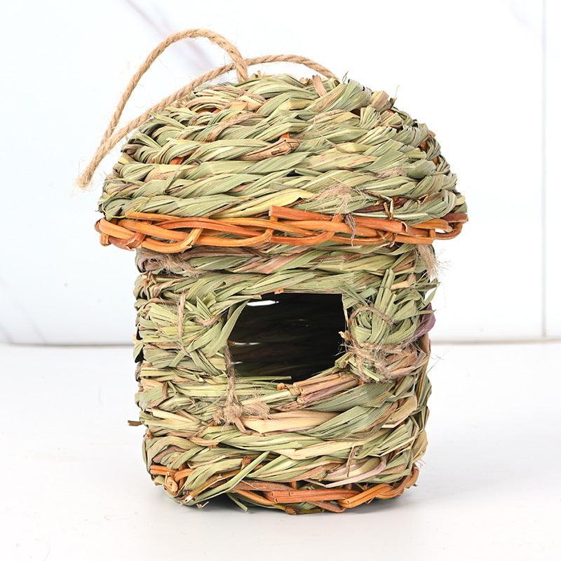 Hand-Crafted Straw Bird Sanctuary: A Charming Haven For Feathered Friends-4