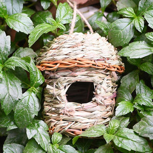 Hand-Crafted Straw Bird Sanctuary: A Charming Haven For Feathered Friends-2