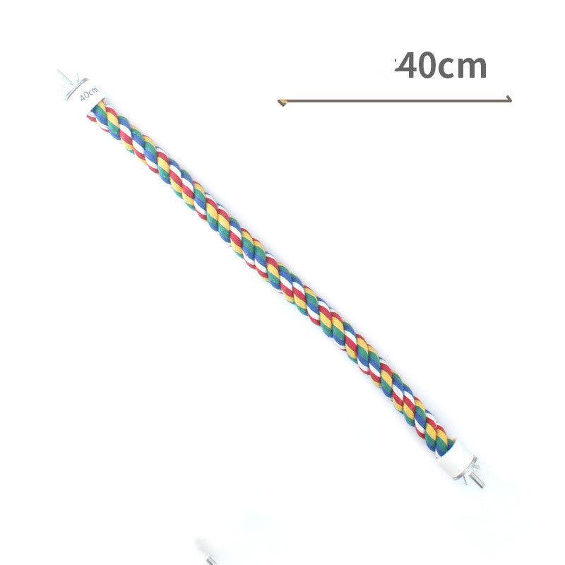 Climbing Rope Birdcage Accessory: Parrot Standing Pole Ladder Stick-4