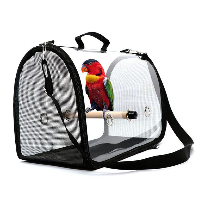 Transparent Mesh Bird Cage-1