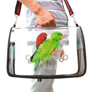 Transparent Mesh Bird Cage-0