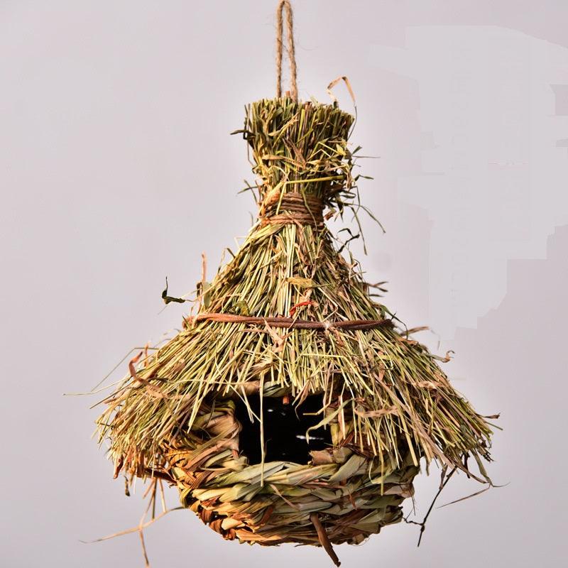 Handcrafted Natural Straw Bird's Nest Collection-1