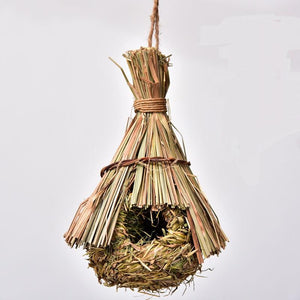 Handcrafted Natural Straw Bird's Nest Collection-5