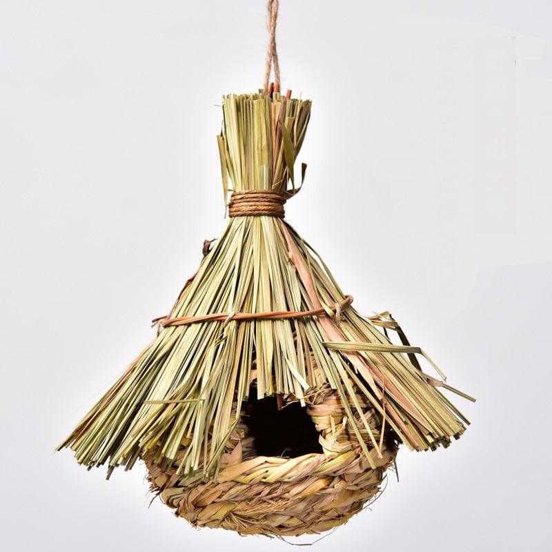 Handcrafted Natural Straw Bird's Nest Collection-8