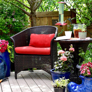 The Enchanting Nectar Haven - Hanging Cylindrical Hummingbird Feeder-3