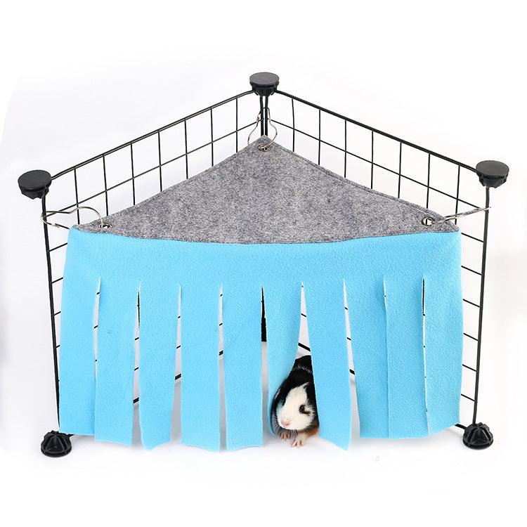 Cozy Tassel Haven: Stylish Hamster Hammock For Ultimate Comfort-1