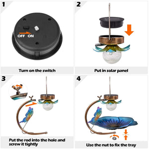 Solar Sparkle Sphere Bird Feeder-3