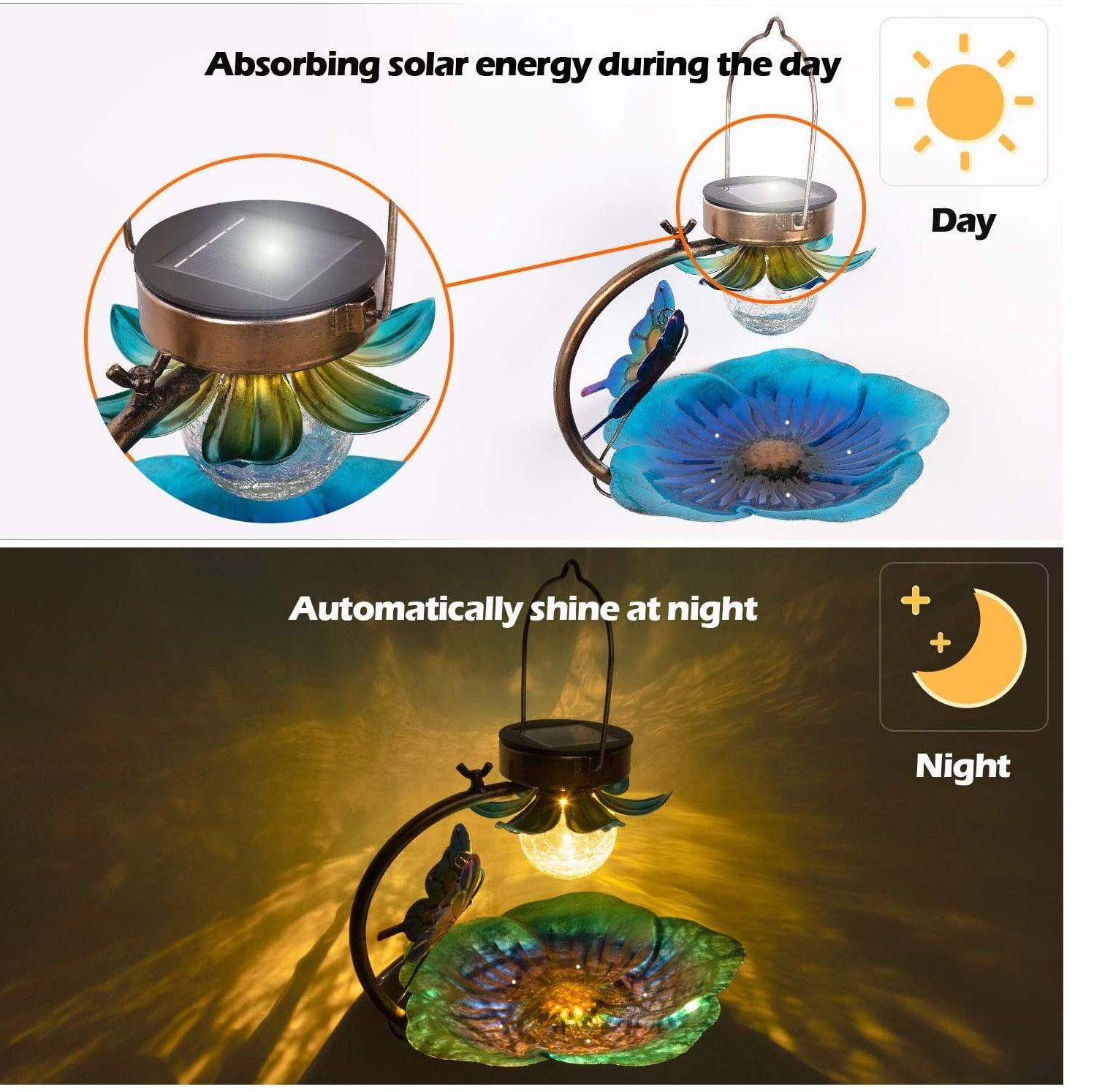 Solar Sparkle Sphere Bird Feeder-2