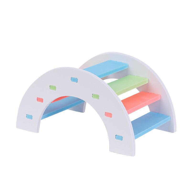 Rainbow Arch Bridge Hamster Playground Set-3