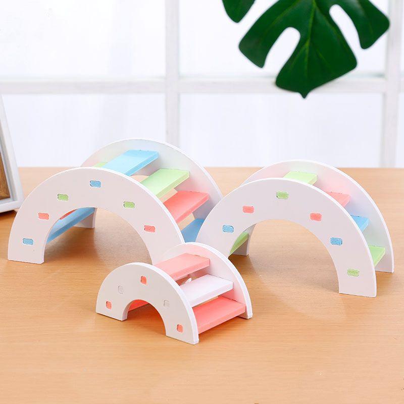 Rainbow Arch Bridge Hamster Playground Set-2