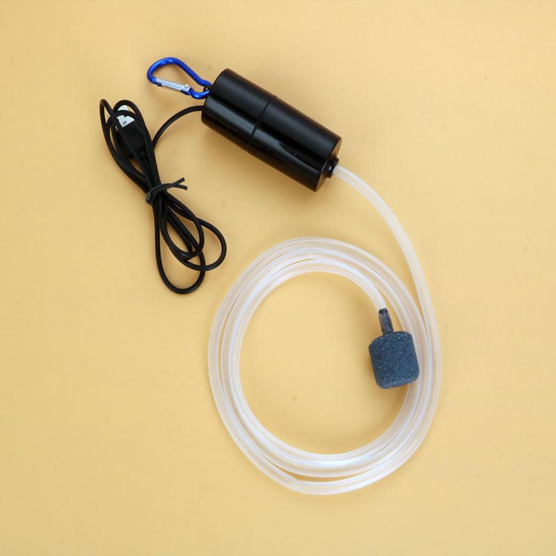 Portable Usb Aquarium Oxygen Air Pump - Silent And Energy Efficient Fish Tank Accessory-4