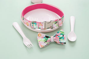 The Floral Collar With Bow-0