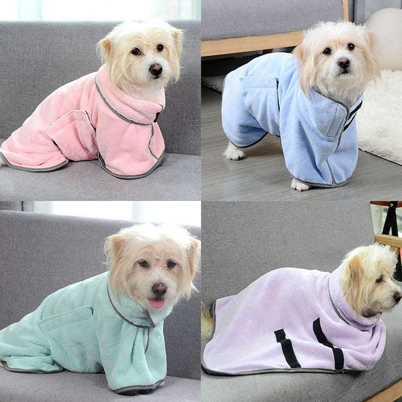 Quick-Drying Pet Absorbent Towel Dog Bathrobe Pet Dog Bath Towel For Dogs Cats Microfiber Absorbent Pet Drying Towel Pet Supplies-1