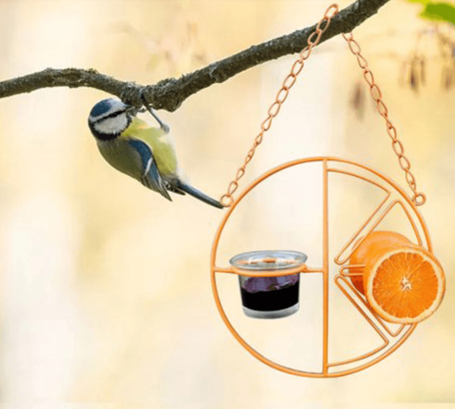 Deluxe Metal Swing Bird Feeder-3