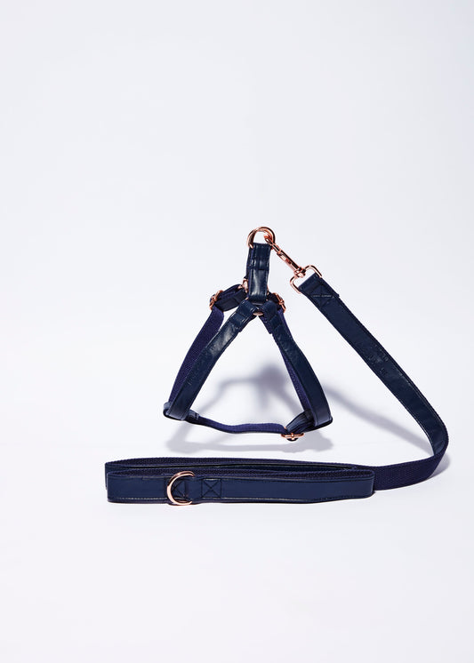 'Midnight Blue' Step In Harness Set-0