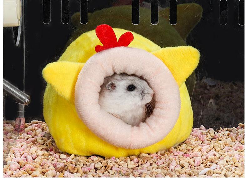 Cozy Fruit-Themed Small Pet Nest - Perfect For Your Furry Friend!-2