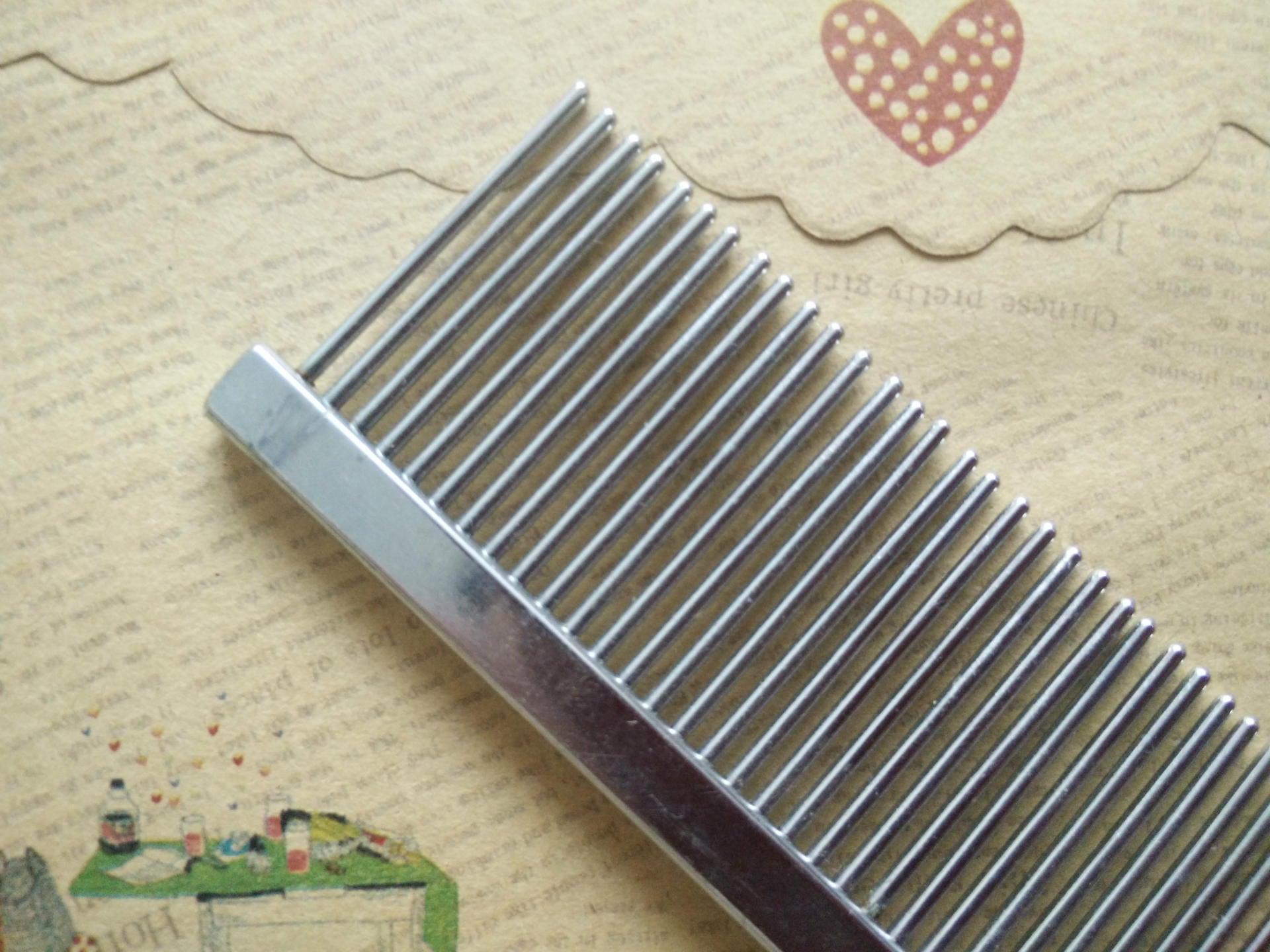 Sleek & Shine Pet Grooming Steel Comb: The Ultimate Grooming Tool For Your Furry Friend-1