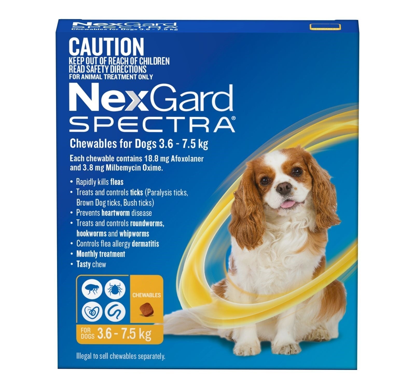 Nexgard Spectra 6 Pack 3.6-7.5kg-0