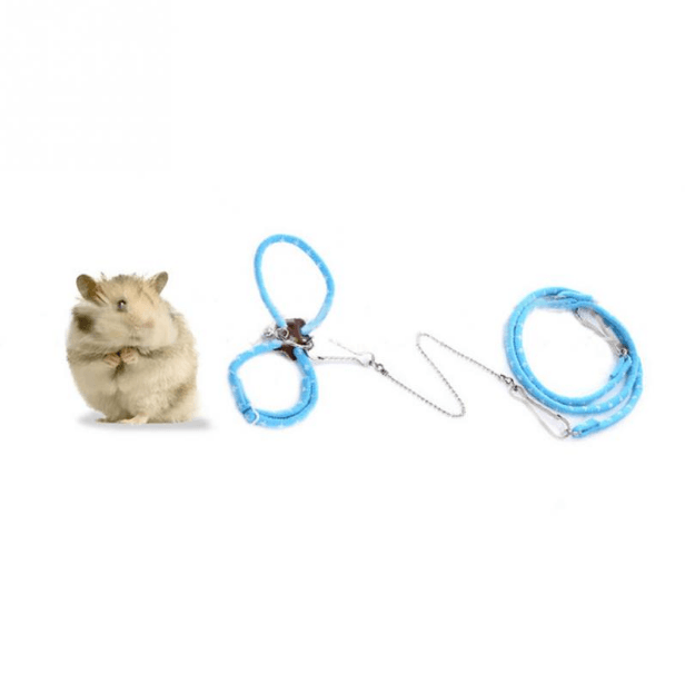 Super Soft Adjustable Hamster Traction Rope With Bell-3