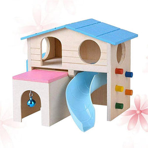 Natural Wood Hamster Hideout: Rustic And Eco-Friendly Nest For Your Furry Friend-3