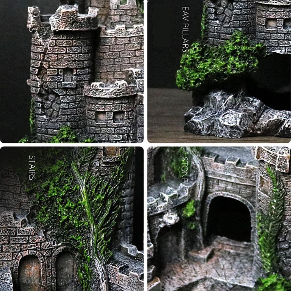 Enchanted Resin Castle Aquarium Decor-6