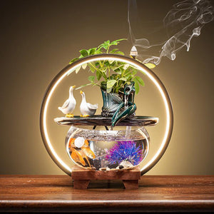 Fortune Flowing Fish Tank - A Captivating Addition To Your Home-9