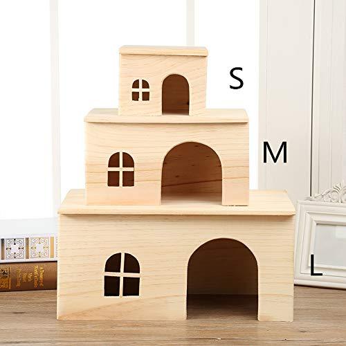 Wooden Hamster Haven: A Cozy Retreat For Spring And Summer-5