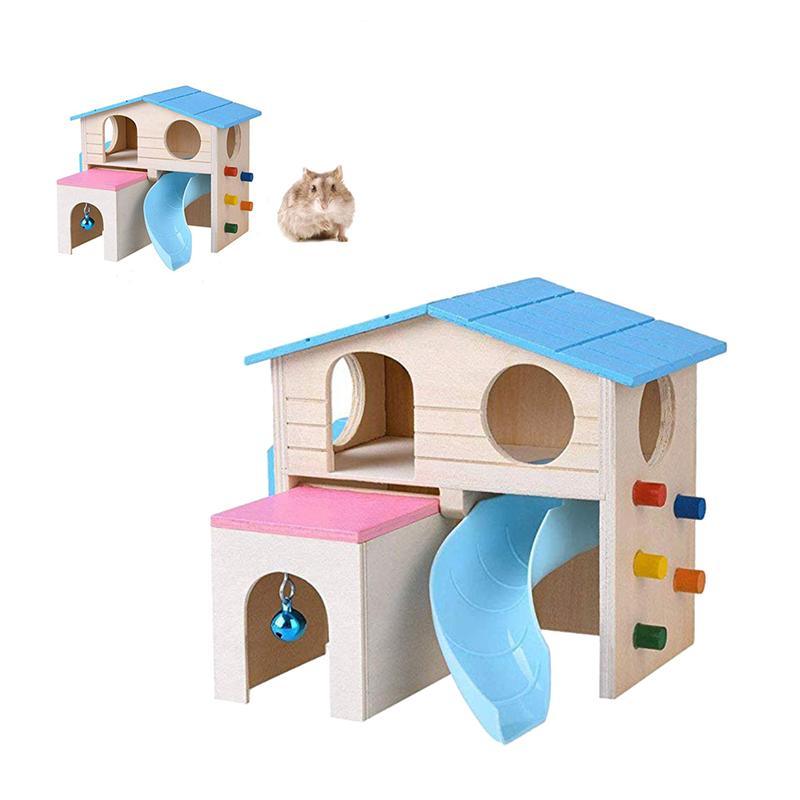 Natural Wood Hamster Hideout: Rustic And Eco-Friendly Nest For Your Furry Friend-2