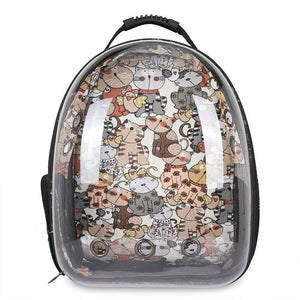 Clear Cat and dog Carrier Backpack-0