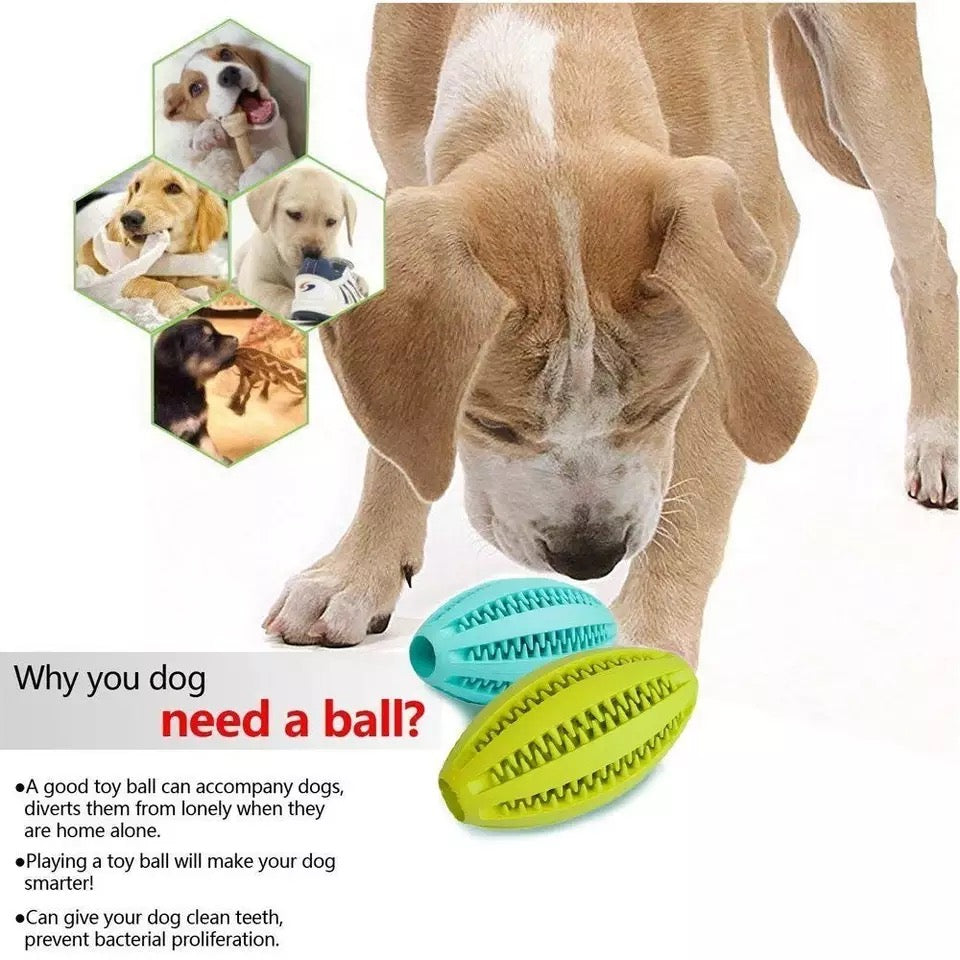 Pet Dog Toys Extra-tough Rubber Jump Toy Interactive Elasticity Ball Dog Chew Toys For Dog Tooth Cleaning Treat Ball-3