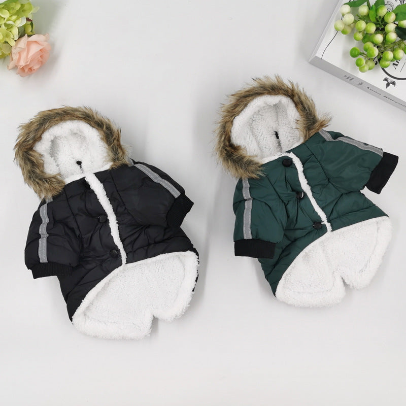 Waterproof Dog and Cat Clothes Pet Jacket Winter Warm Vest-1