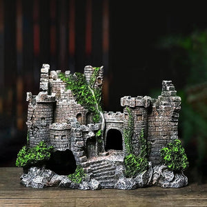 Enchanted Resin Castle Aquarium Decor-0